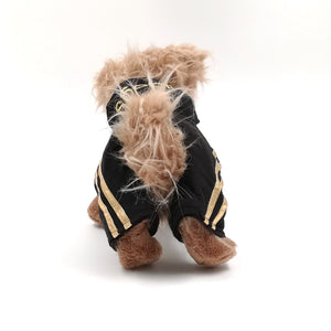Cute dog tracksuit in black
