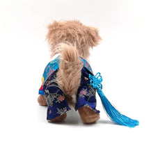 Load image into Gallery viewer, Tassle detail on dog fashion outfit