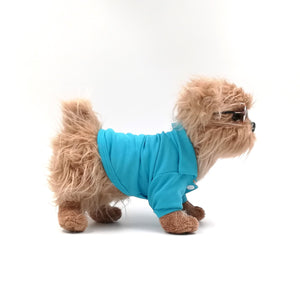 Blue pet golf shirt