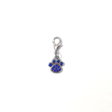 Load image into Gallery viewer, Blue Paw Charm for dog collar