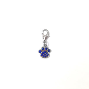 Blue Paw Charm for dog collar