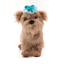 Load image into Gallery viewer, Dog with blue heart tutu dog accessory hair clip