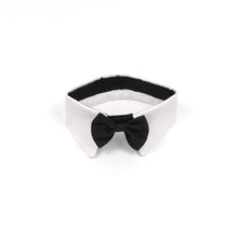 Load image into Gallery viewer, Dog black and white bowtie