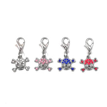 Load image into Gallery viewer, Skull charm accessory for your dog&#39;s collar in various colours