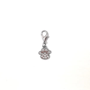 Clear Paw Charm for dog collar