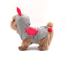 Load image into Gallery viewer, Pucci South Africa Dog Clothing Little Devil Grey and red