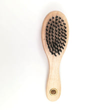 Load image into Gallery viewer, Two sided wooden handle dog brush for different types of dog hair