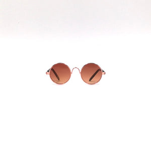 Funky brown fashionable dog sunglasses 