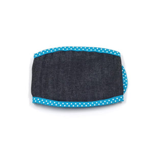 Blue and denim boy dog manner belt 