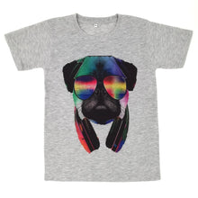 Load image into Gallery viewer, Retro Funky T-shirt with cute dog