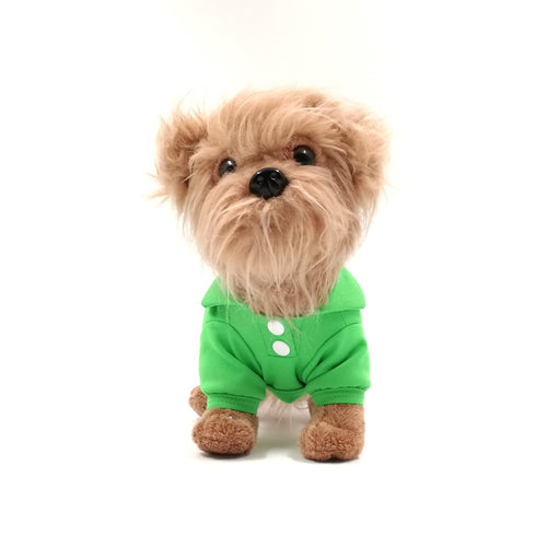 Green dog golf shirt