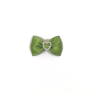 Olive Green Classic Dog Hair Bow