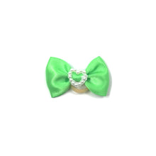 Load image into Gallery viewer, Fashionable Neon Green Dog Hair Bow with elastic