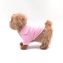 Load image into Gallery viewer, Side view of pet Golf shirt in pink 