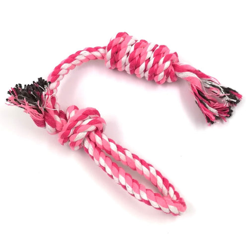 Pink and White Interactive Dog Toy