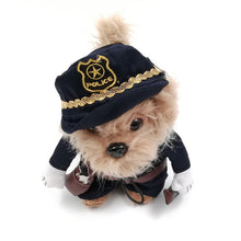 Load image into Gallery viewer, Dog dressed up in police costume 