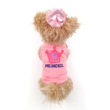 Load image into Gallery viewer, Princess Pink dog vest for summer season