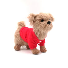 Load image into Gallery viewer, Preppy fashion red dog golf shirt