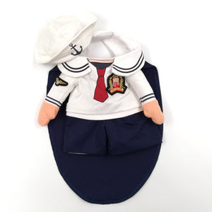 Sailor pet costume for halloween or dog party wear