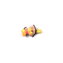 Load image into Gallery viewer, Small dog yellow hair accessory with clip